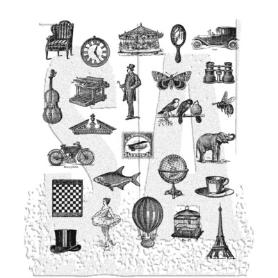 Tim Holtz Stampers Anonymous ''TINY THINGS'' or ''TINY THINGS 2'' Rubber Stamps