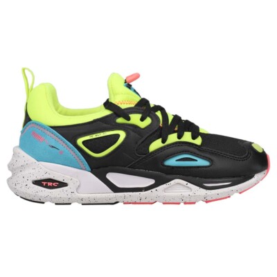 Puma Trc Blaze Glxy2 Lace Up  Youth Boys Black Sneakers Casual Shoes 38600203