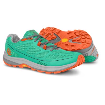 Женские кроссовки Topo Athletic Terraventure 2 Trail, мятный/мандариновый, 8 B(M) США