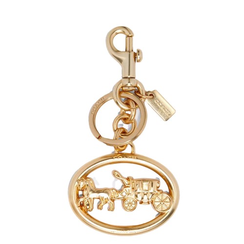 COACH : VINTAGE L ROBOT キーチェーン Coach Vintage Keychain Robot Charm Dangling Key Ring - NEW