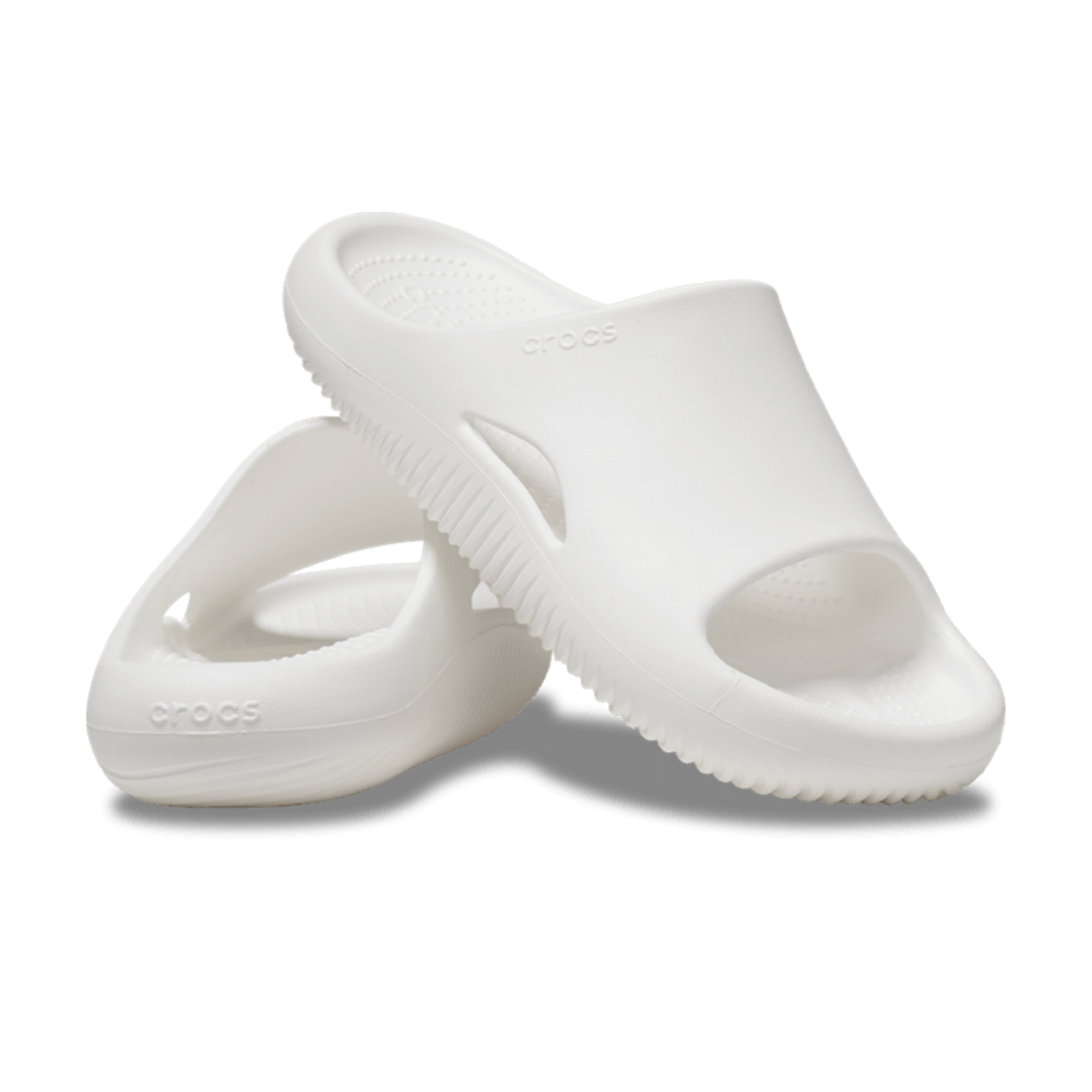 New CROCS Mens MELLOW RECOVERY SLIDE 208392-100 WHITE US M 4