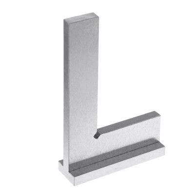 Square 90º Right Angle Engineer Carpenter Ruler W/ Seat Precision Steel Harden