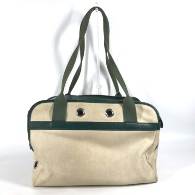 HERMES Dog Dog Bag Sac-de-Transport -Pool-Cian Pet carry