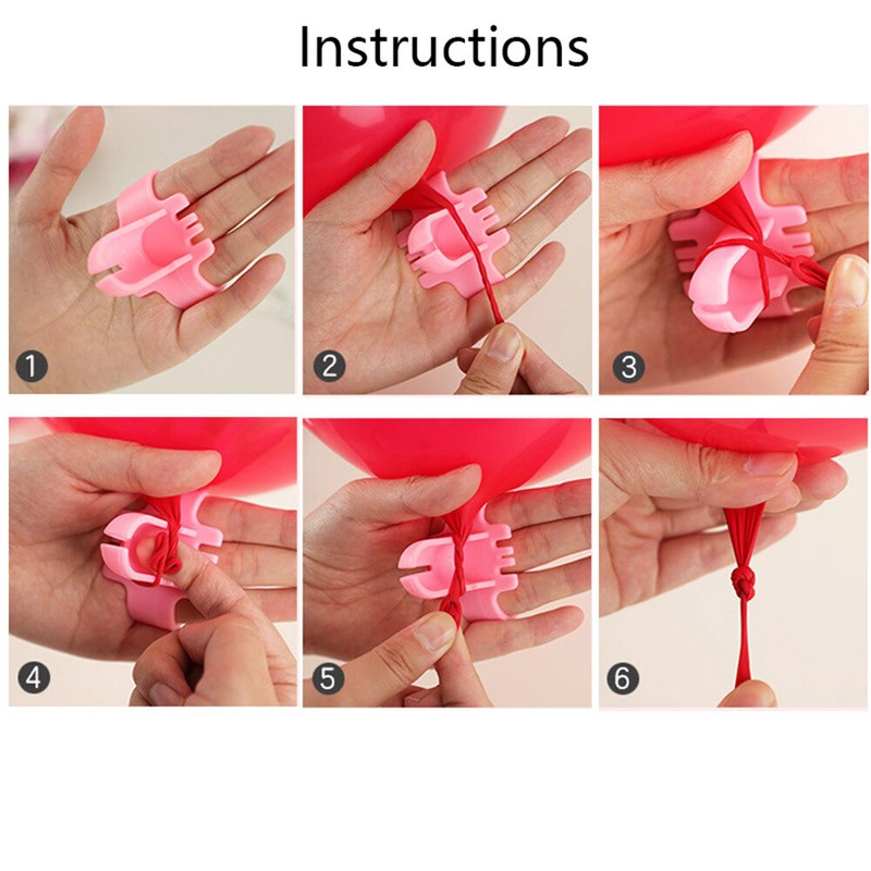 Birthday Decoration Knot Tying Balloon Tie Quick Balloons Knotter