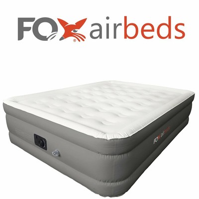 Best Inflatable Bed By Fox Airbeds - Plush High Rise Air Mattress in King,