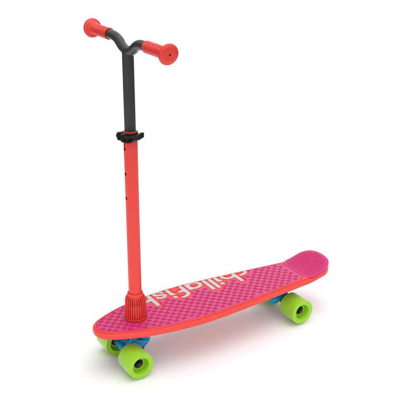 Chillafish Skatieskootie, Beginner Skateboard Trainer or Scooter with Detachable