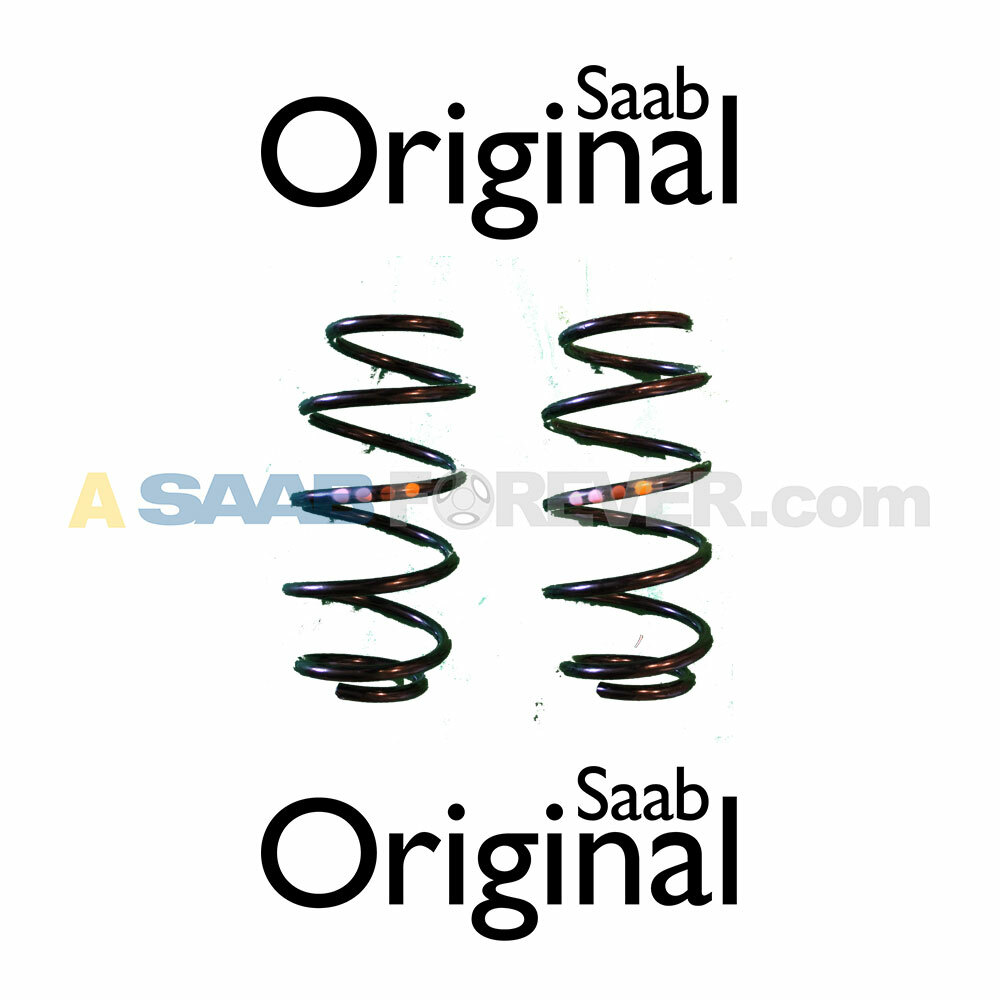 NEW GENUINE SAAB 93 FRONT SPRING SET FWD V6 AERO SPORT LOWERED 2006