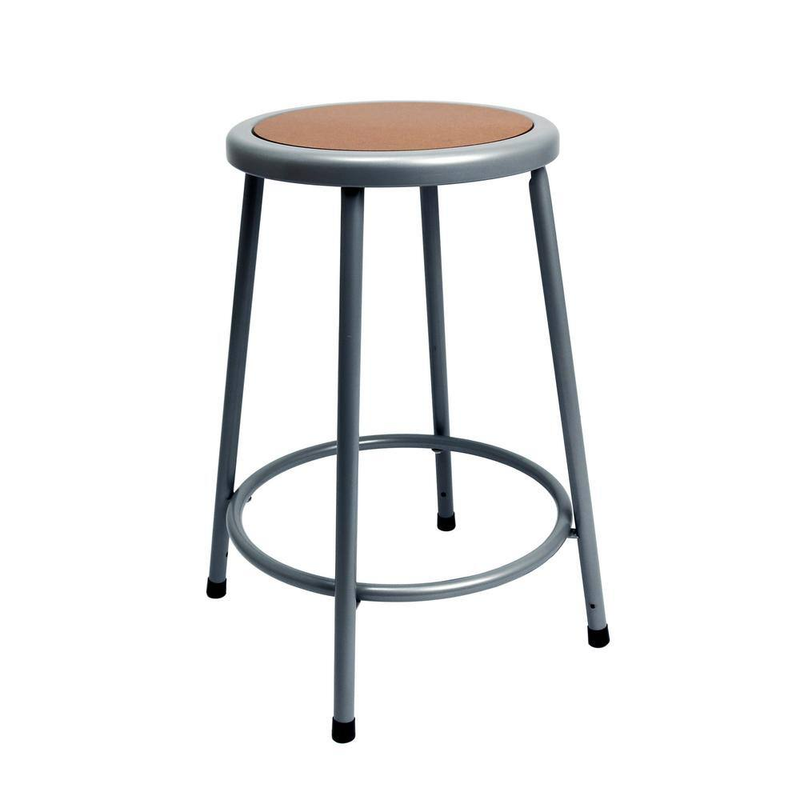 Bar Stool 24 In Metal Bar Stool Black Steel Kitchen Counter Seating Stool