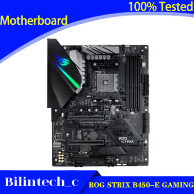 FOR ASUS ROG STRIX B450-E GAMING Motherboard Supports 2700 3700 B450 64GB DDR4
