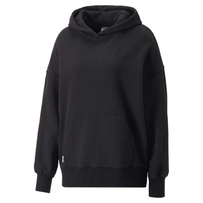 

Puma Infuse Oversized Pullover Hoodie Womens Size  Повседневная верхняя одежда 53564301, Черный