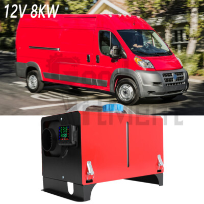 Diesel Air Heater 8KW 12V All in One LCD Remote For Ram ProMaster 1500 2500 3500