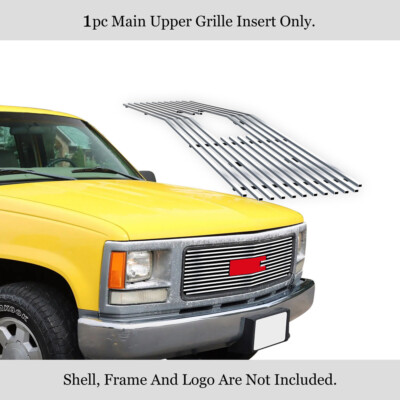 Fits 94-98 GMC C/K Pickup/94-99 Suburban/Yukon Single Lights Billet Grille Grill