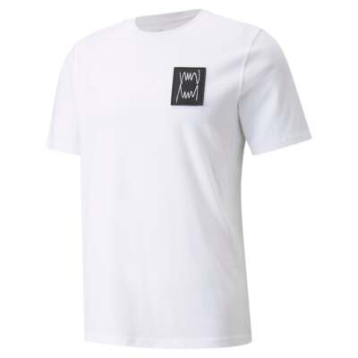 

Мужские белые повседневные топы Puma Pivot Crew Neck с коротким рукавом 532947-02, Белый, Puma Pivot Crew Neck Short Sleeve T-Shirt