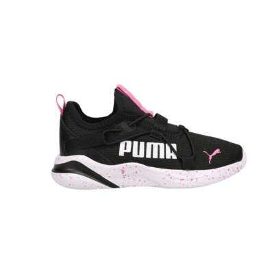 

Черные кроссовки Puma Softride Rift Bold Slip On для молодых девушек, повседневная обувь 377241-, Черный, Puma Softride Rift Bold Slip On Youth
