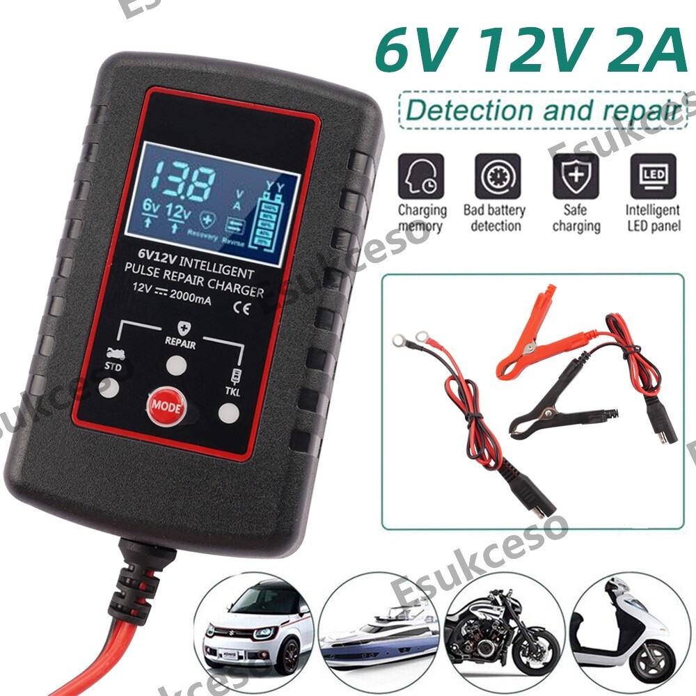 12V Automatic Battery Charger Maintainer Motorcycle Trickle 