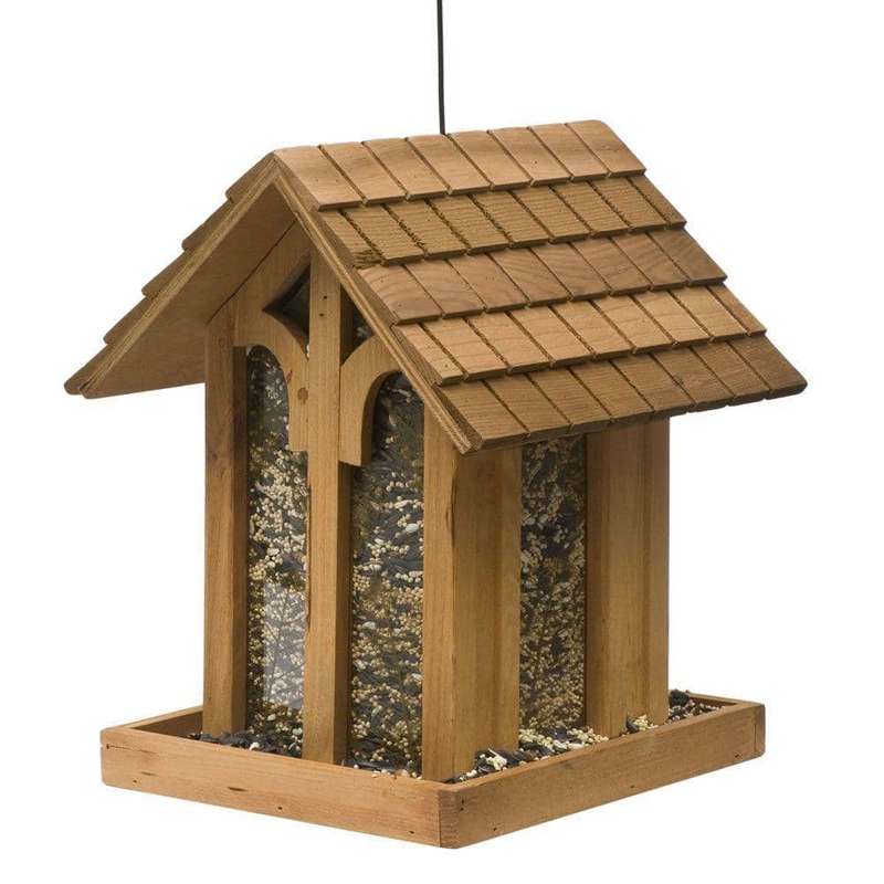 Mountain Chapel Wood 3.5 Lbs. Capacity Hanging Mount Brown