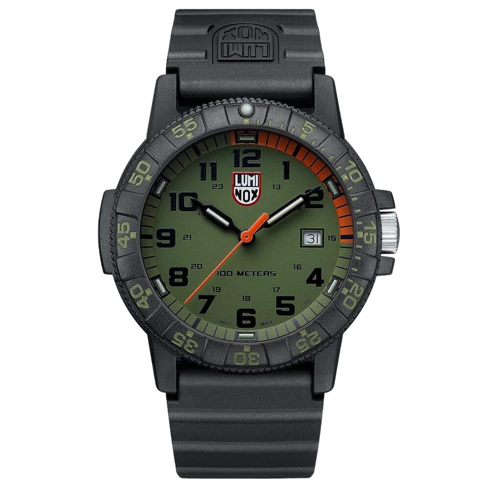 Pre-owned Luminox Men's Watch Xs.0337 Leatherback Sea Turtle Giant 44mm