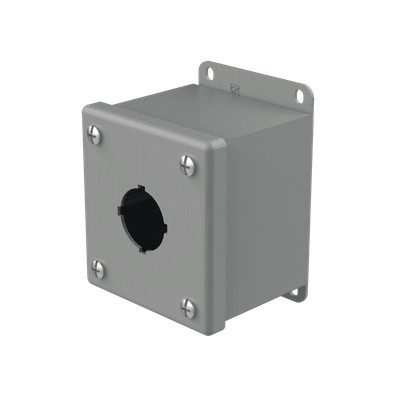nVent HOFFMAN E1PB PB1 Pushbutton Enclosure, 3-1/2 in L x 3-1/4 in W x GENUINE