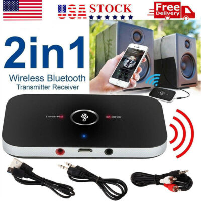 Bluetooth Transmitter Receiver Wireless Audio Adapter For iOS Android iPad TV