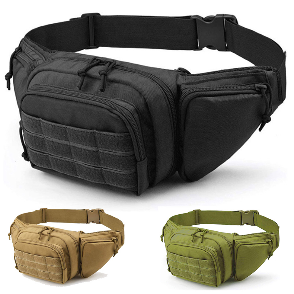 Outdoor Utility Tactical Waist Fanny Pack Pouch Military Camping Hiking Belt Bag