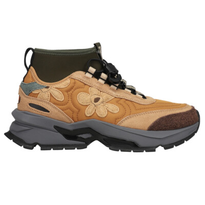 Puma Pam X Nano Floral Lace Up Hiking  Mens Beige Sneakers Athletic Shoes 387037