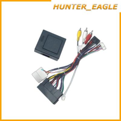 Fits Hyundai Elantra Santa Fe IX45 Stereo Harness with Canbus Box Black 16 Pins