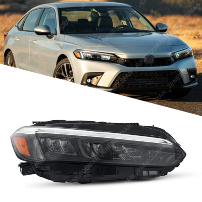 RH For 2022 2023 2024 Honda Civic Headlight Head Light Lamp Sport Touring Only