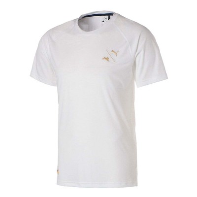 

Puma Tracksmith X Running Crew Neck Short Sleeve TShirt Mens Size  Casual 52, Белый, Puma Tracksmith X Running Crew Neck Short Sleeve TShirt