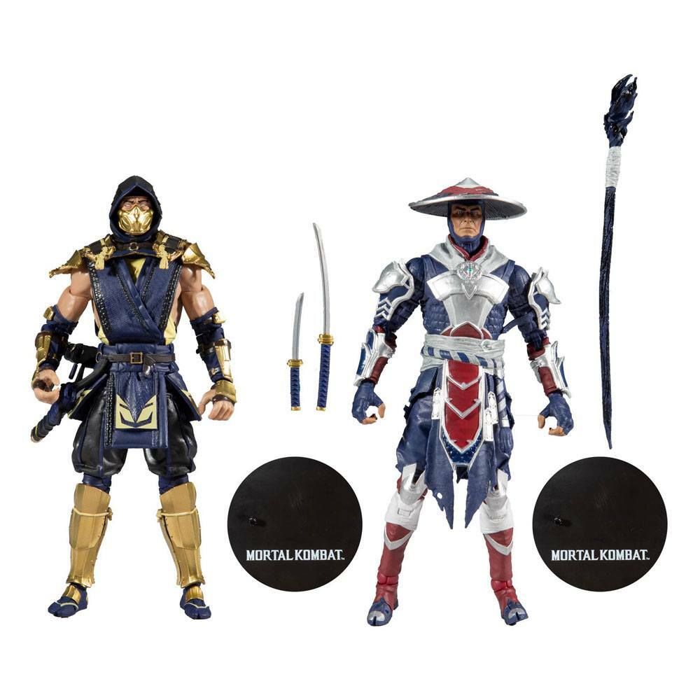 Mortal Kombat Scorpion & Raiden 18 cm Actionfiguren Doppelpack