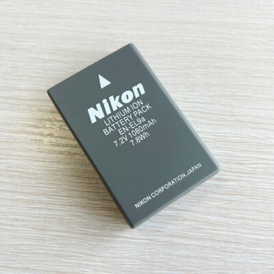 Original Nikon EN-EL9A Battery for Nikon D60 D40 D40X D5000 D3000 MH-23
