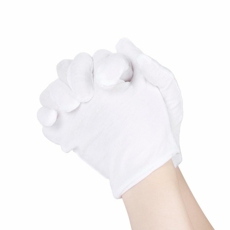 Glatte peeling hand - maske Whitening weiße rückfettende handschuhe hand auf