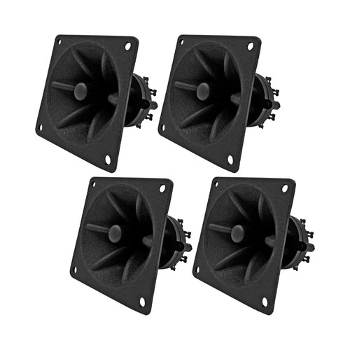 4X 3.25" inch Flush Mount Square Super Horn Tweeter Speakers Car Home Audio USA