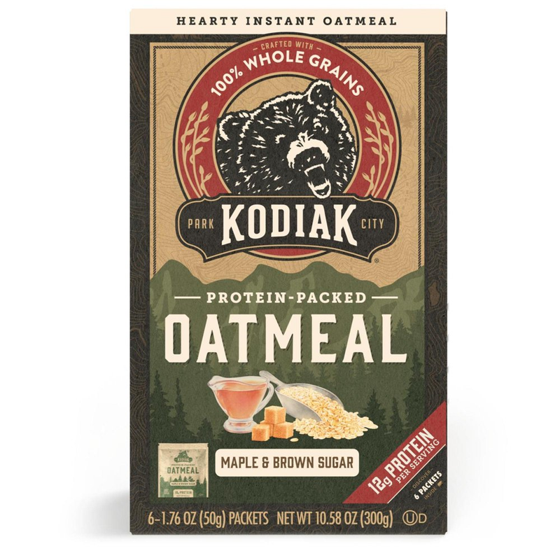 Kodiak Protein-Packed Maple Brown Sugar Instant Oatmeal 1.76 Oz 6 Packets