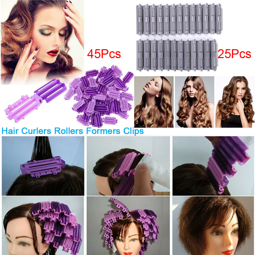 25 45pcs Hair Clip Wave Perm Rod Corn Curler Diy Curler Fluffy