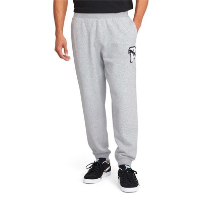 

Мужские серые повседневные спортивные штаны Puma Logo Classic Sweatpants 532419-04, Grey, Puma Logo Classic Sweatpants