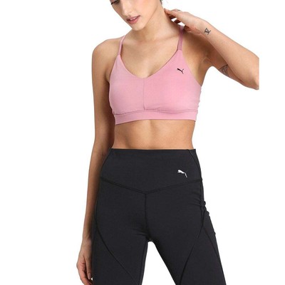 

Женский спортивный бюстгальтер Puma Low Impact Strappy Pink Athletic Casual 519471-01, Розовый