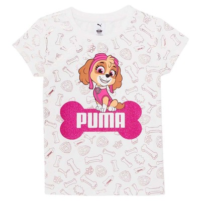 

Футболка Puma Patrol X Aop с круглым вырезом и короткими рукавами для девочек, размер , повседневные топы, Белый, Puma Patrol X Aop Crew Neck Short Sleeve T-Shirt Youth