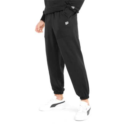 

Мужские черные повседневные спортивные штаны Puma Downtown Sweatpants 531598-01, Черный, Puma Downtown Sweatpants