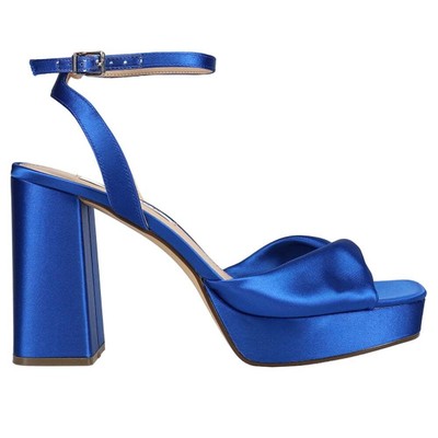 

Женские синие классические сандалии на платформе Nina Stacie STACIE-463, Синий, Nina Stacie Platform