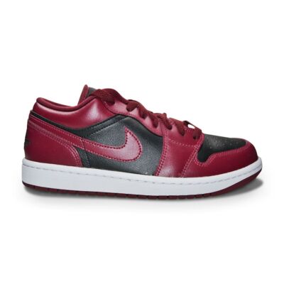 Женские кроссовки Nike Air Jordan 1 Low — DC0774 006 — черный, вишневый, красный, белый