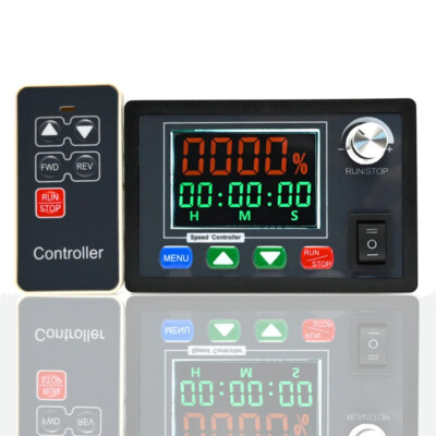 DC10-55V 40A PWM Speed Controller Wireless Remote Time Forward Reverse Rotation