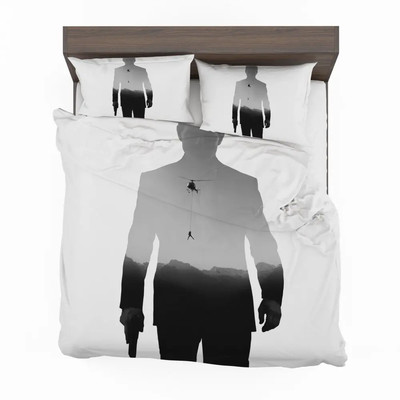 Mission Impossible Fallout Movie Ethan Hunt Tom Cruise Quilt Duvet Cover Set