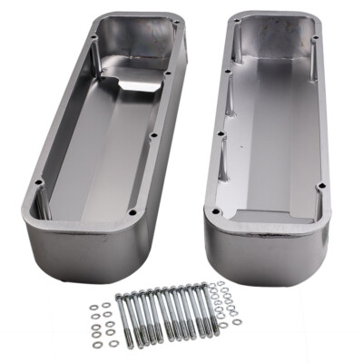Aluminum Engine Valve Rocker Covers Stain for Ford Big Block V8 BBF 429 460