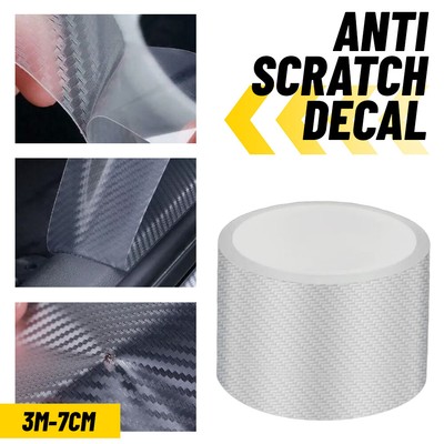 7cm*3m Accessories Door Sill Car Plate Scuff Cover Anti Scratch Sticker Clear