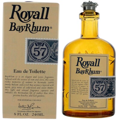 Royall BayRhum 57 by Royall Fragrances, 8 oz EDT Splash for 