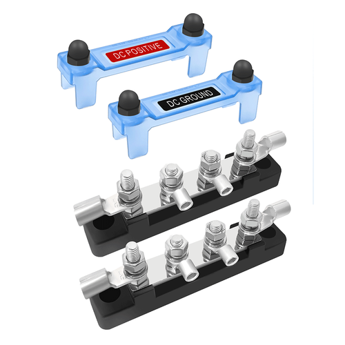 2X 4/5/10/20 Studs Power Distribution Block Terminal Bus Bar Automotive Boat Car