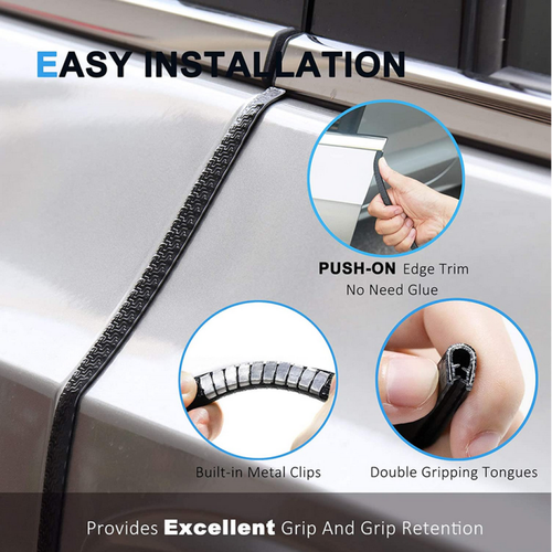 Pinch-weld Rubber Seal Trim Strip MULTI-FUNCTIONS EDGE GUARDS Renovate 18Ft