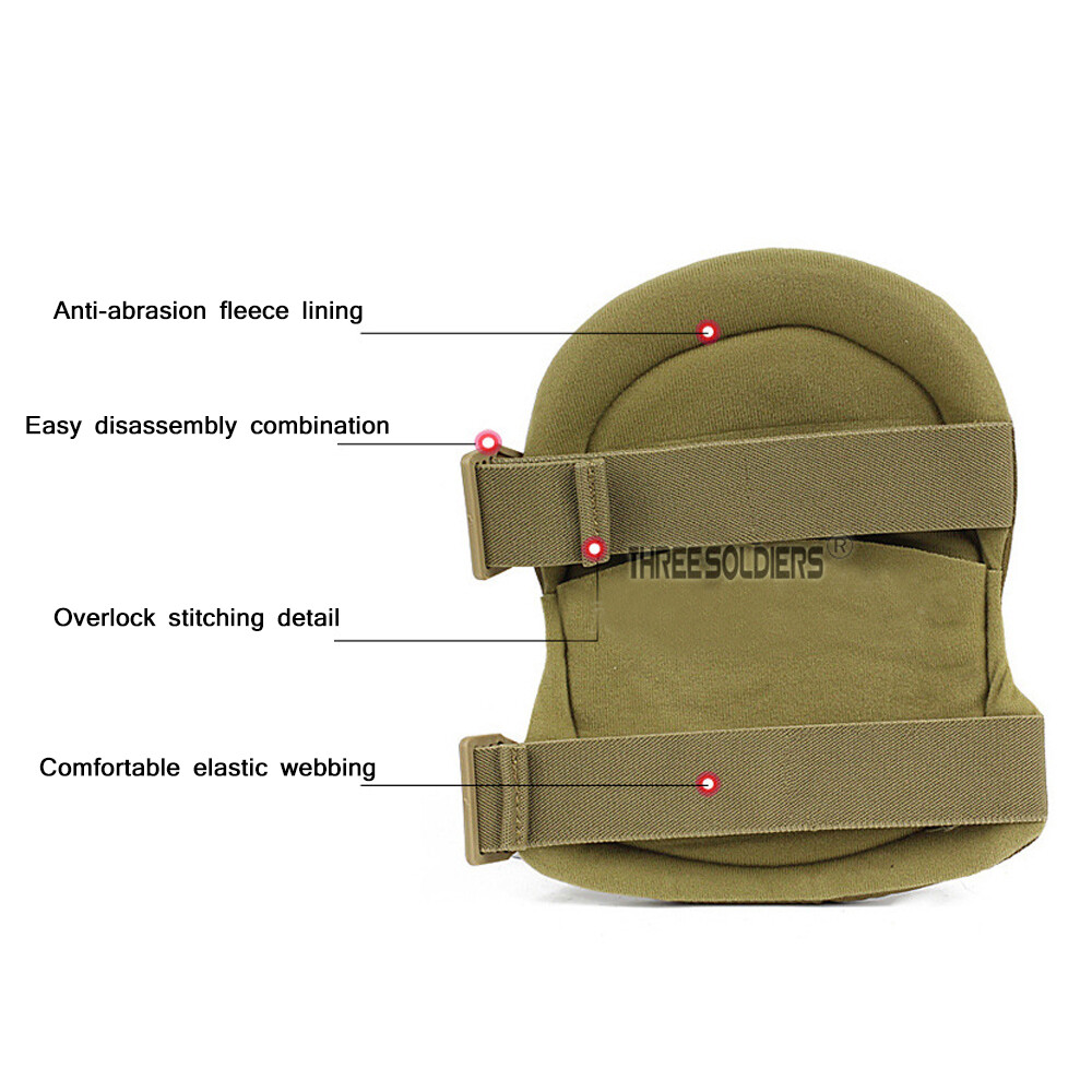 Military Tactical Combat Knee Pad Elbow Pad Set Outdoor Sports Safety Guard Gear