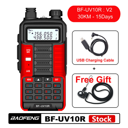 16W 8800MAH BAOFENG UV-10R WALKIE-TALKIE HIGH POWER DUAL BAND 2 WAY CB HAM RADIO