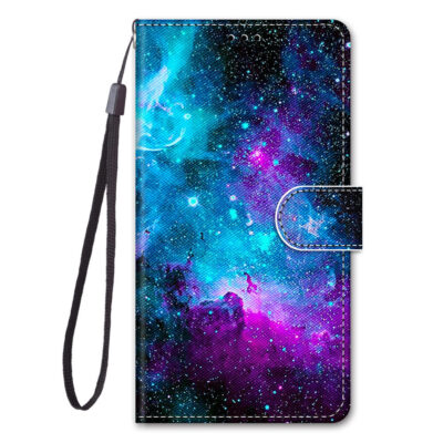 For iPhone 13 14 15 Pro Max 12 11 7 8 SE Magnetic Leather Pattern Wallet Case